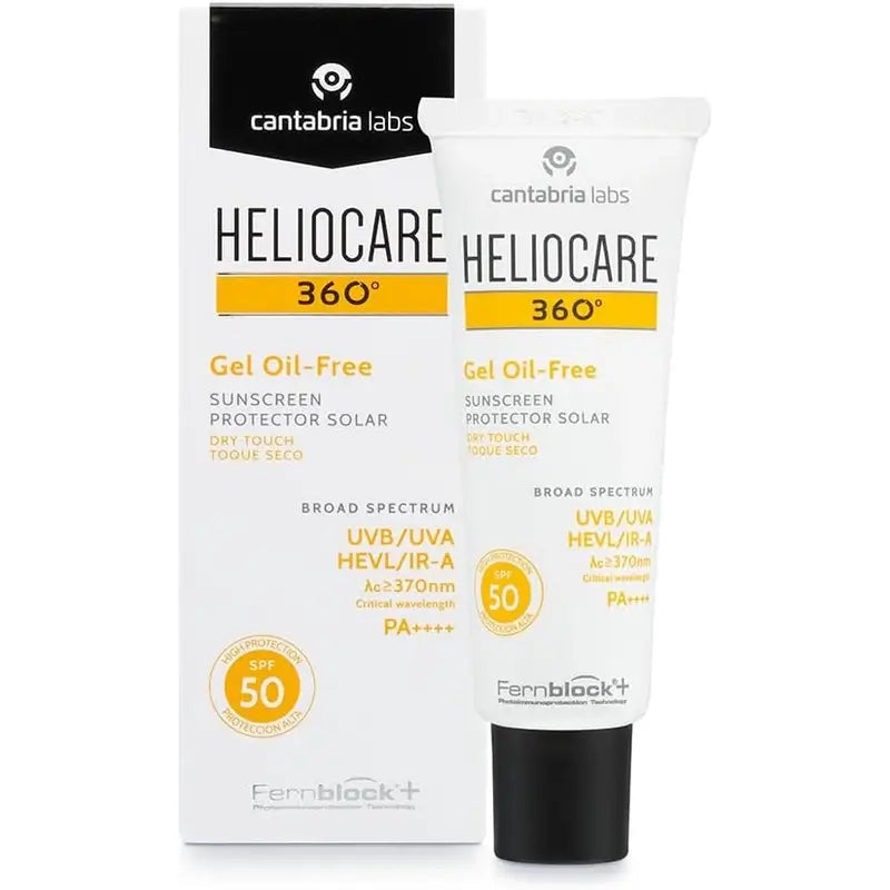 360º spf 50 fluido gel oil free