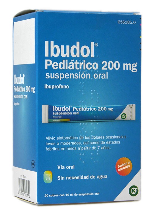 Ibudol Pediatrico 200 Mg 20 Sobres Suspen