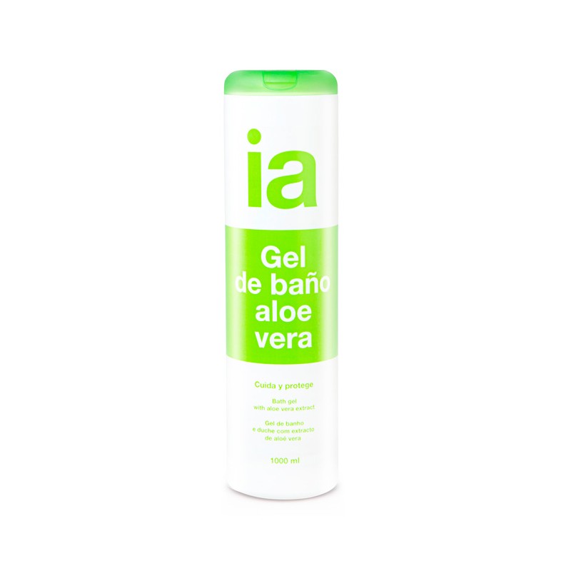 Interapothek Gel de Baño y Ducha con Aloe Vera, limpia e hidrata la piel.