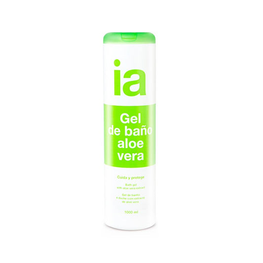 Interapothek Gel de Baño y Ducha con Aloe Vera, limpia e hidrata la piel.