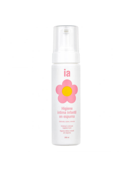 Envase de Interapothek Higiene Íntima Infantil, gel suave para la higiene íntima infantil.