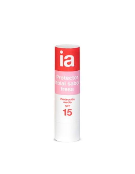 Interapothek Protector Labial SPF15, bálsamo labial con protección solar para labios secos y expuest