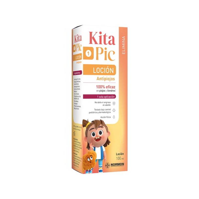 Kitapic Locion Antipiojos 1 Envase 100 M