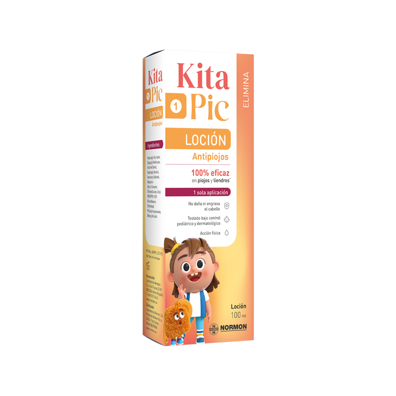 Kitapic Locion Antipiojos 1 Envase 100 M