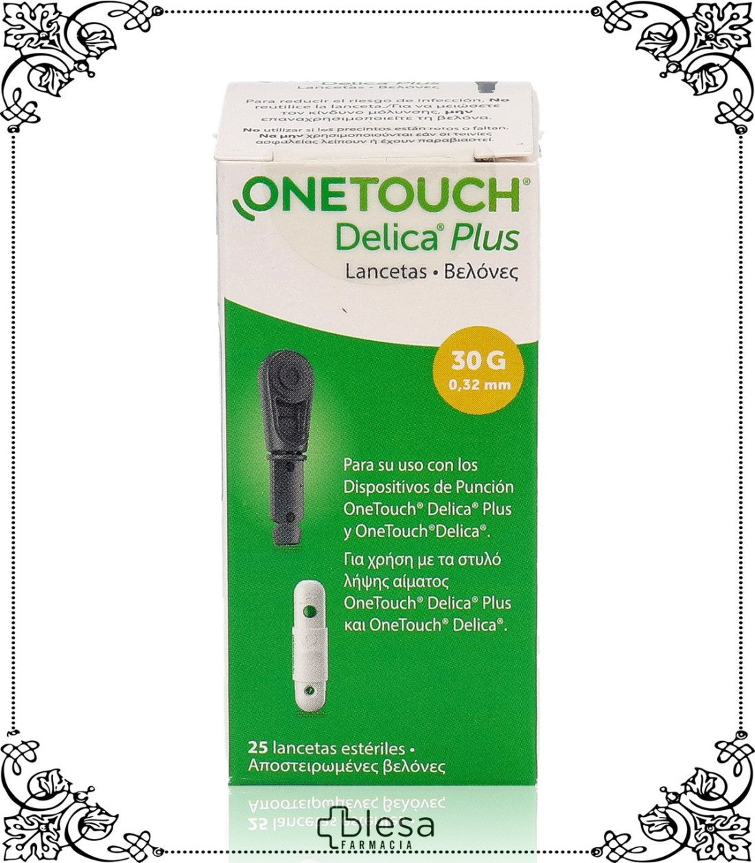Onetouch Delica Plus Lancetas 25 Lanceta