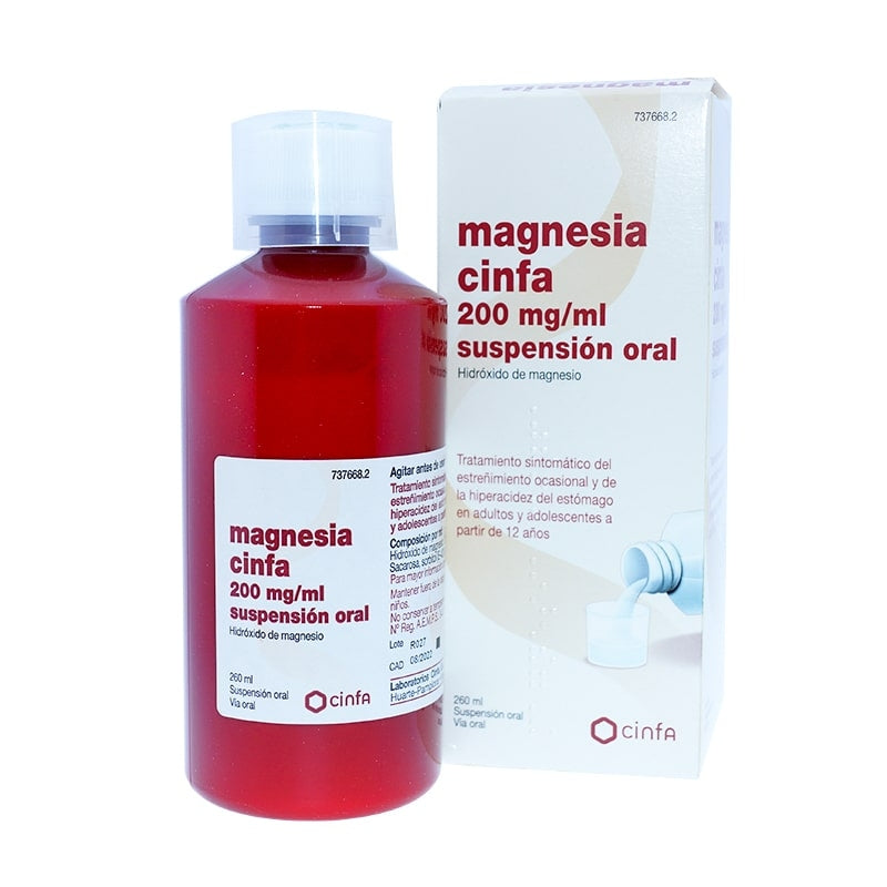 Magnesia Cinfa 1 G/5 Ml Susp 300 Ml