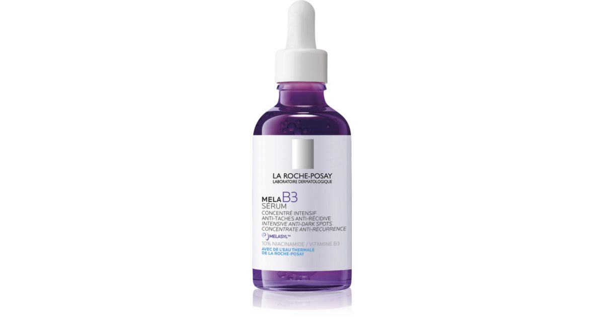 Botella de La Roche-Posay Mela B3 Limpiador 200 ML, limpiador facial para piel con manchas.