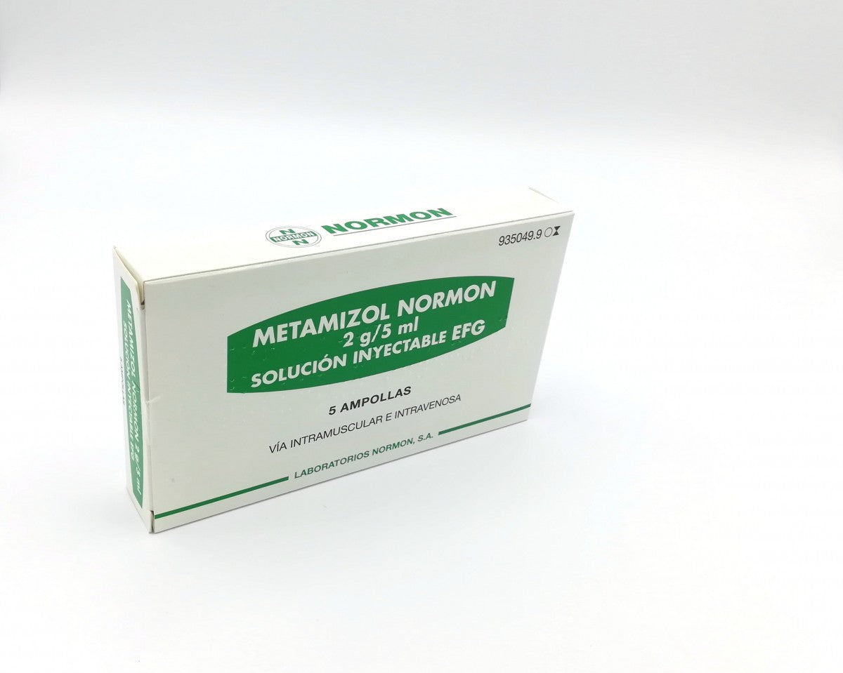 Metamizol Normon 2 G 5 Ampollas 5 Ml