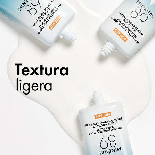 Vichy Minéral 89 Fluido Diario Booster de Hidratación SPF50+ para protección e hidratación facial di