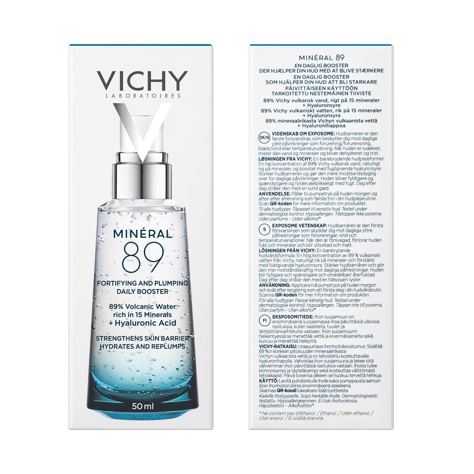 Vichy Minéral 89 Sérum Concentrado Fortificante · 50 ml