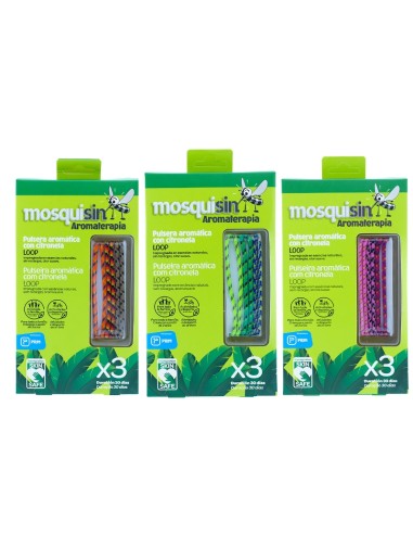 Mosquisin Pulseras Antimosquitos 3 Unidad