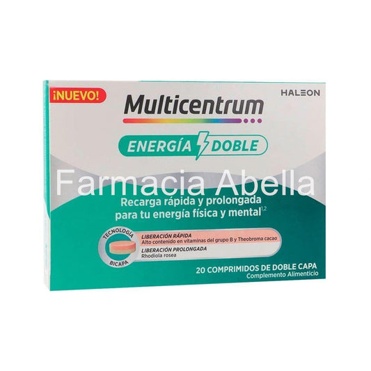 Multicentrum Energia Doble 20 Comprimido
