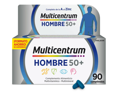Multicentrum Hombre 50+ 90 Comprimidos