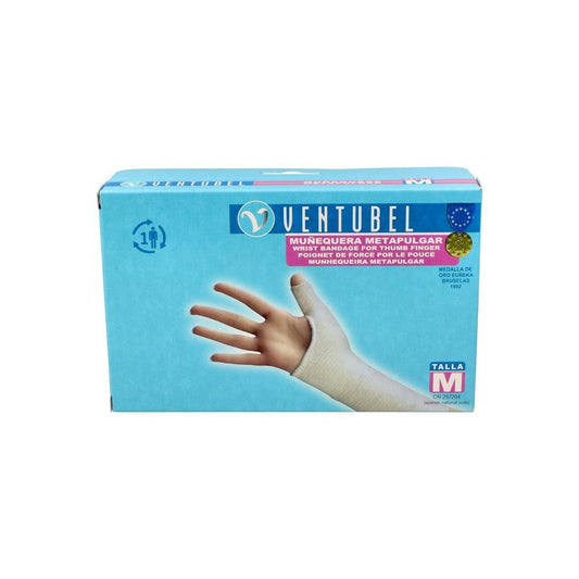 Muñequera Metacarpiana Ventubel T-2 de Farmalastic ofreciendo soporte y protección a la mano.