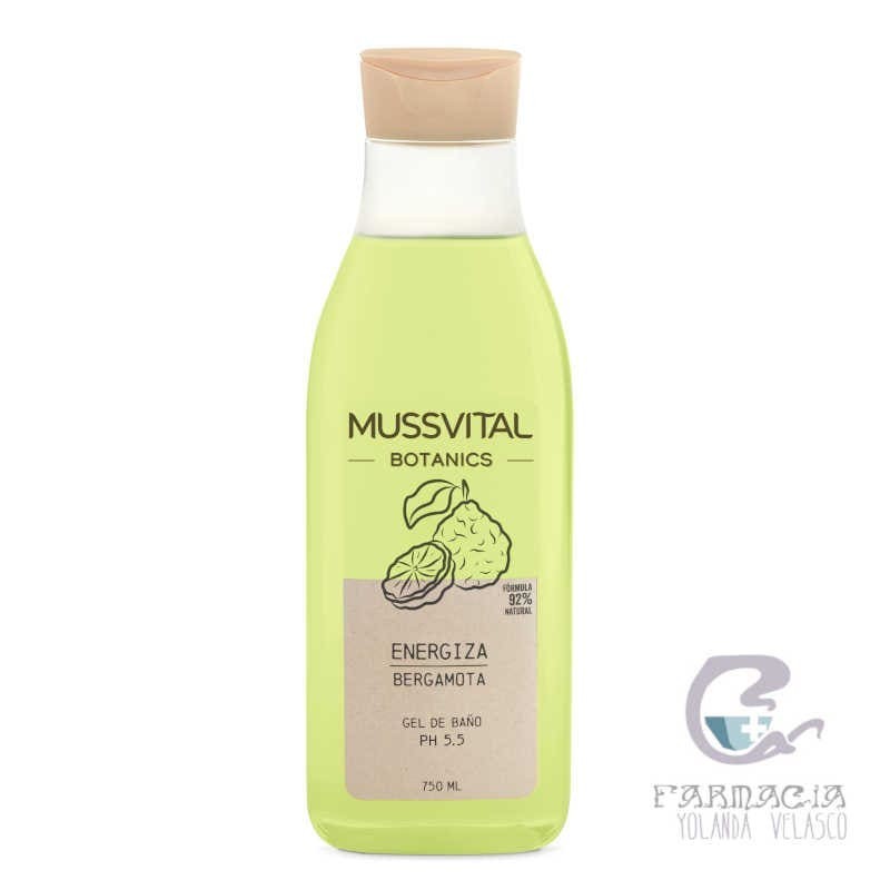 Mussvital Botanics Gel Bergamota 1 Envas