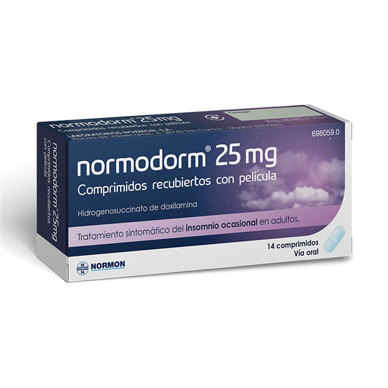 Normodorm 25 Mg 14 Comprimidos Recubierto