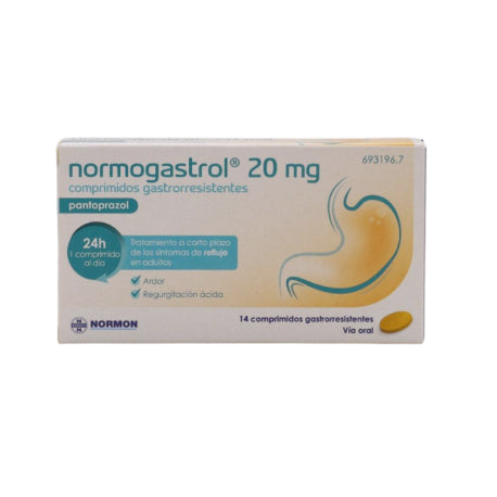Normogastrol 20 Mg 14 Comprimidos Gastror