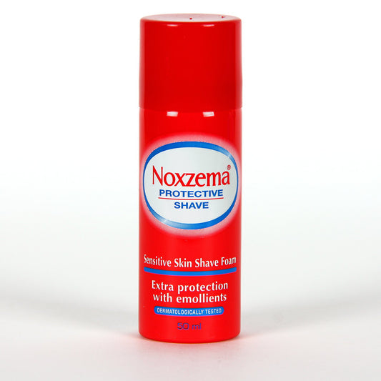Noxzema Espuma de Afeitar 50 ml para un afeitado suave y sin irritación.