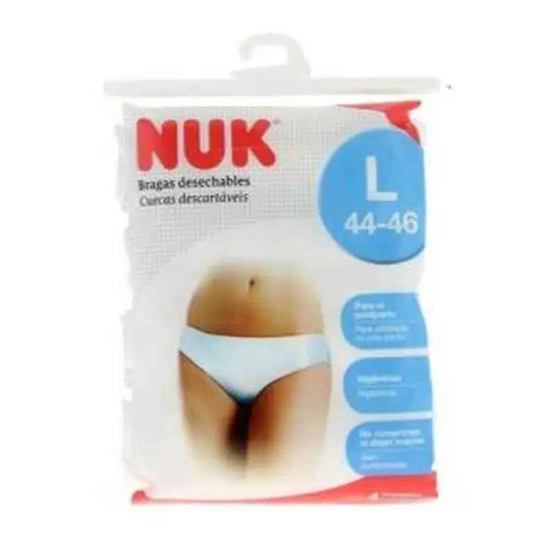 Braguitas Desechables Nuk T/L 4Und
