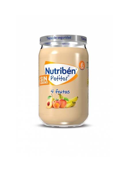 Nutriben Potitos 4 Frutas 1 Envase 235 G