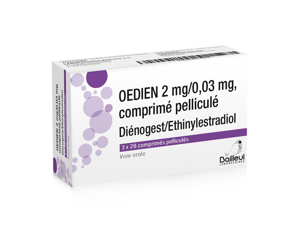 Oedien Efg 2 Mg/0.03 Mg Comprimidos Recub
