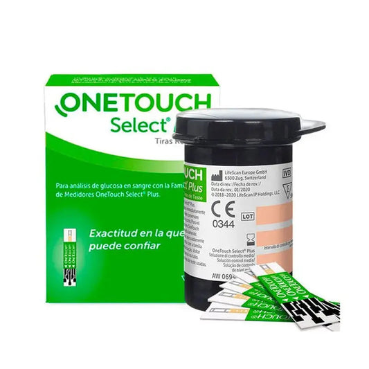 Tiras Glucemia Onetouch Select Plus 100 U