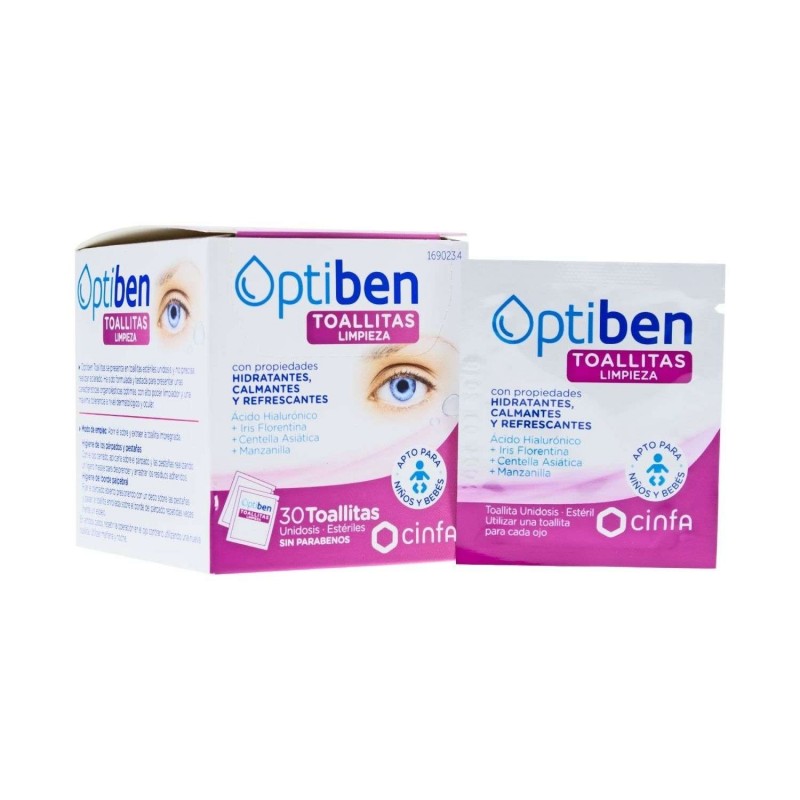 Optiben Toallita Con Locion Limpiadora Hi