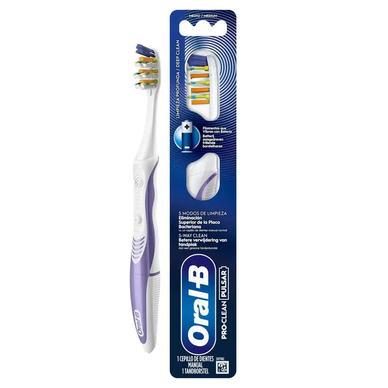 Oral B Cepillo Pulsar Con Pila Medium