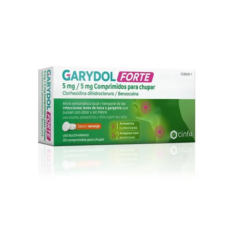 Garydol Forte 5 Mg/5 Mg 20 Comprimidos Pa