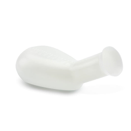Orinal Corysan Sabot Caballero para hombres, diseñado para facilitar la higiene y la autonomía.