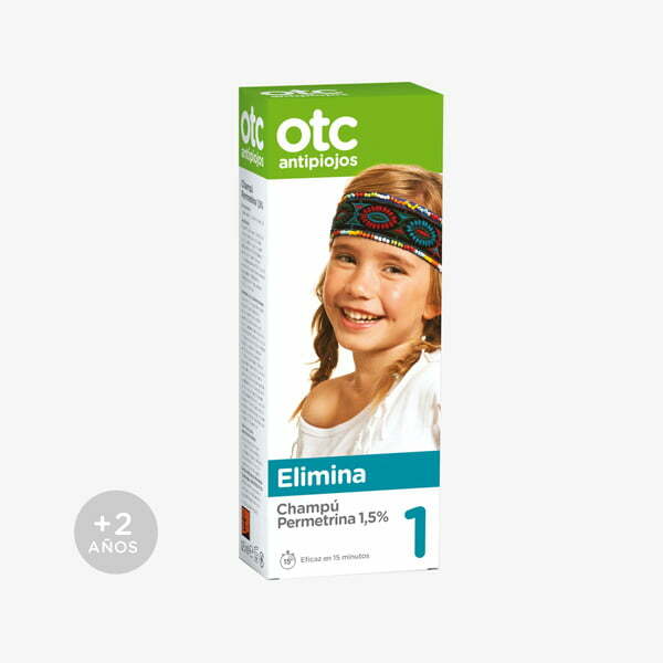 Botella de Champú Antipiojos Permetrina 1,5% de Leti para el tratamiento contra piojos y liendres.