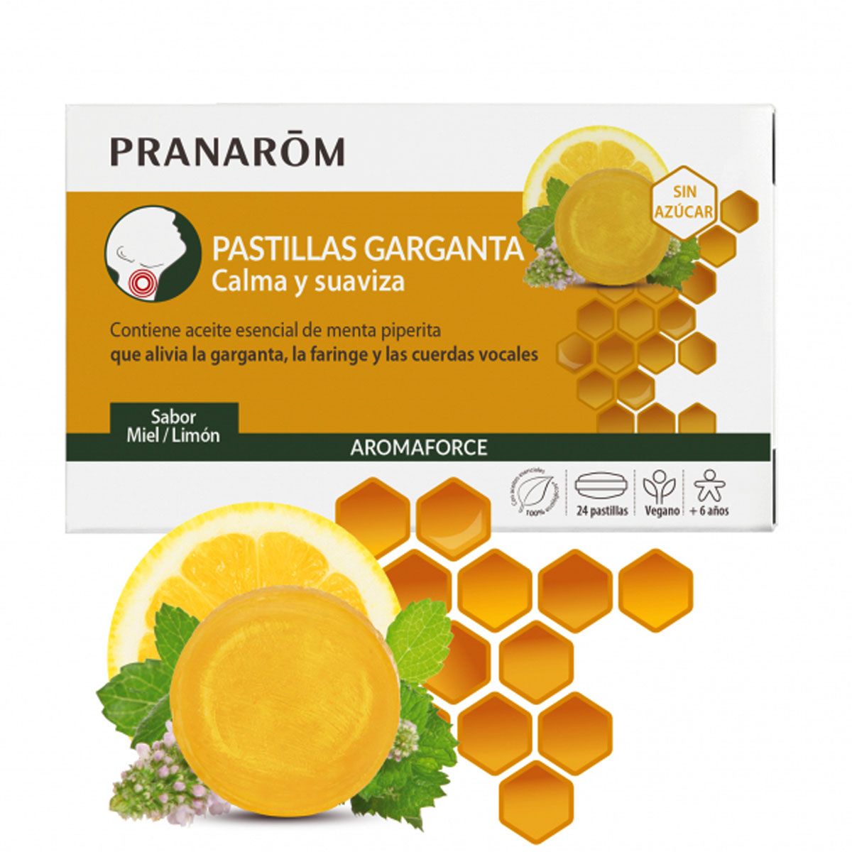 Aromaforce Pastillas Garganta 24 Pastill