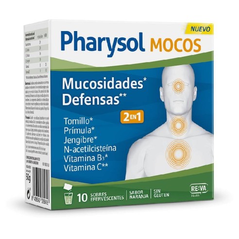 Pharysol Mocos 10 Sobres Efervescentes