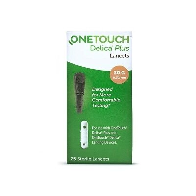 Onetouch Delica Plus Lancetas 25 Lanceta