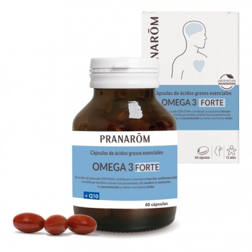 Pranarom Omega 3 Forte + Q10 60 Capsulas