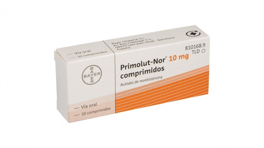 Primolut Nor 10 Mg 30 Comprimidos