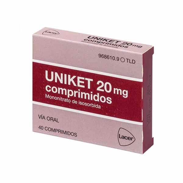 Uniket 20 Mg 40 Comprimidos