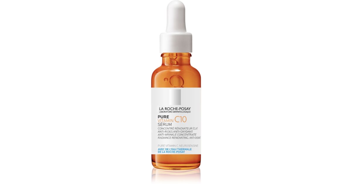 La Roche-Posay Pure Vitamin C10 Sérum 30 ML para una piel radiante y uniforme.