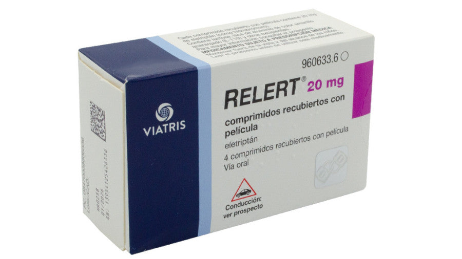 Relert 20 Mg 4 Comprimidos Recubiertos