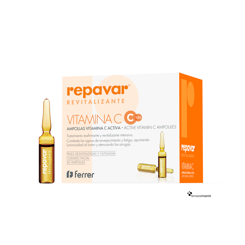 Repavar Revitalizante Ampollas 20 Amp
