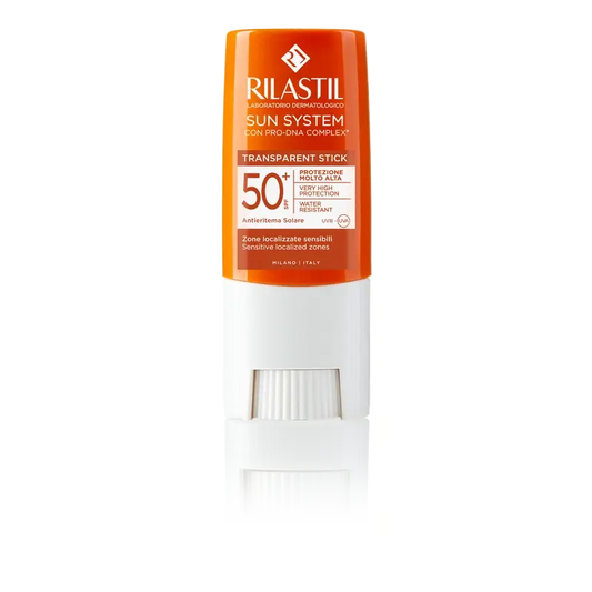 Sun system 50+ stick transparent