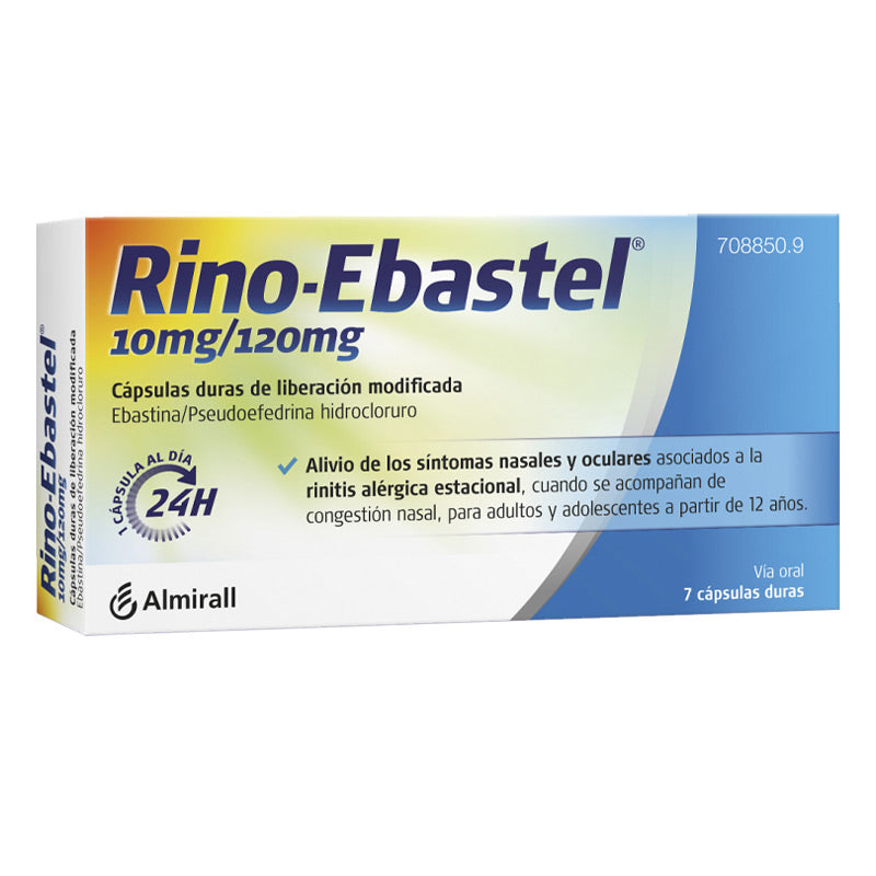 Rino Ebastel 10/120 Mg 7 Capsulas