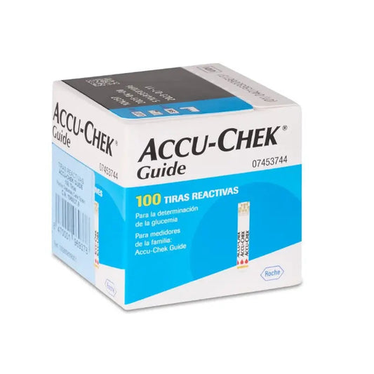Tiras Reactivas Glucemia Accu-Chek Guide