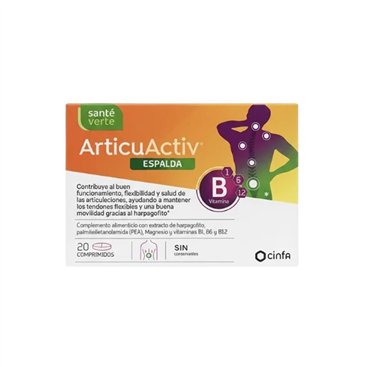 Sante Verte Articuactiv Espalda 20 Compr