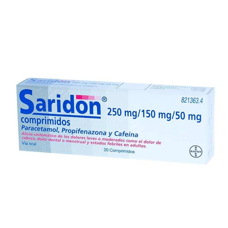 Saridon 20 Comprimidos