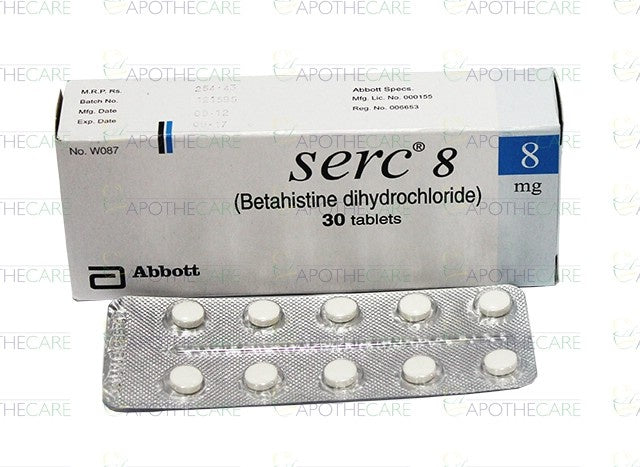 Serc 8 Mg 60 Comprimidos