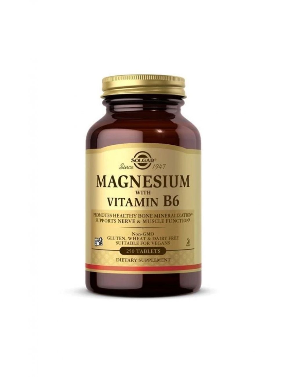 Solgar Magnesio Con Vitamina B6 250 Comp