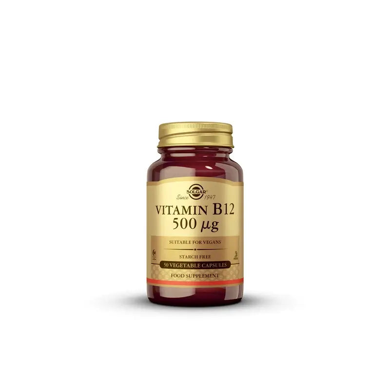 Solgar Vitamina B12 500Mg 50 Capsulas