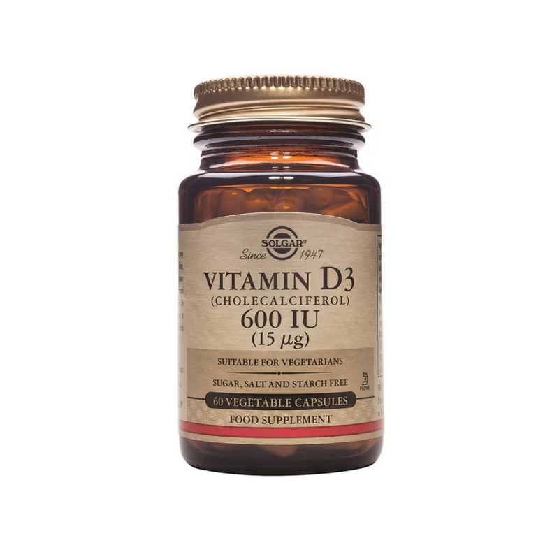Solgar Vitamina D3 600 Ui 60 Capsulas Ve