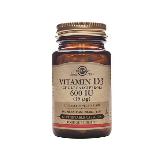 Solgar Vitamina D3 600 Ui 60 Capsulas Ve